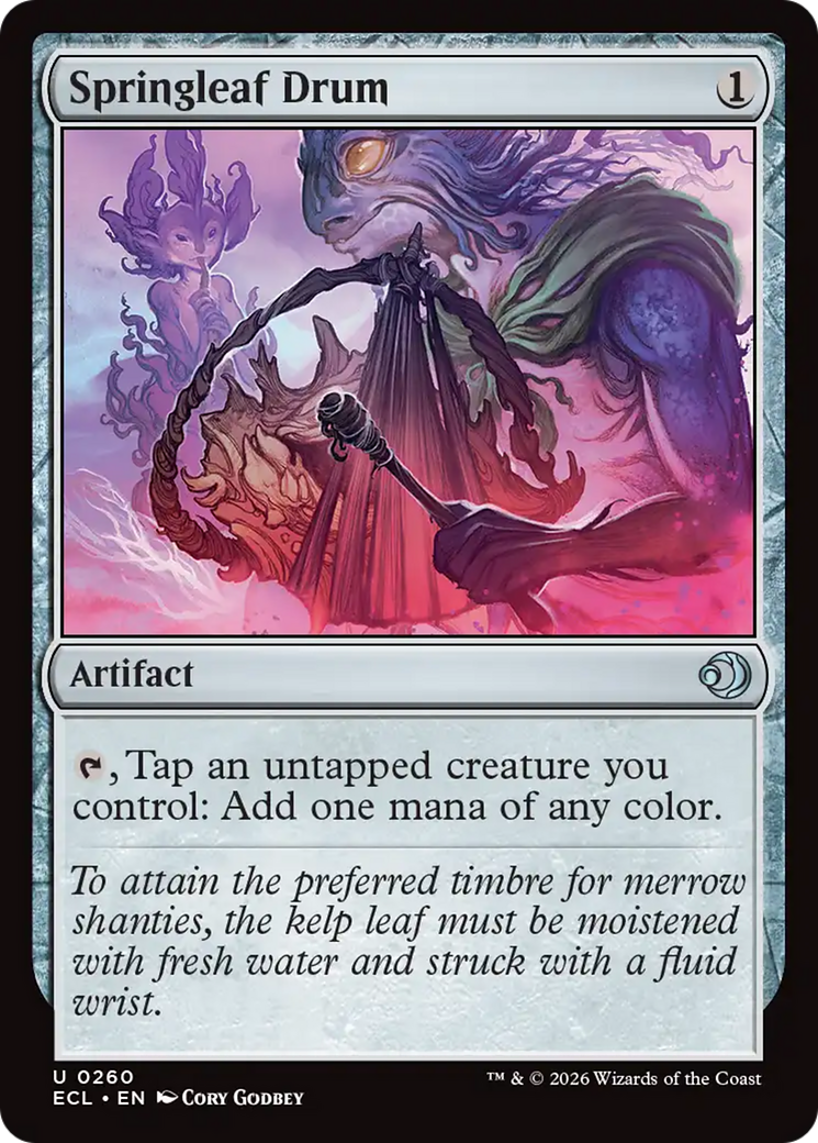 Tambor das Folhas Vernais / Springleaf Drum - Magic: The Gathering - MoxLand