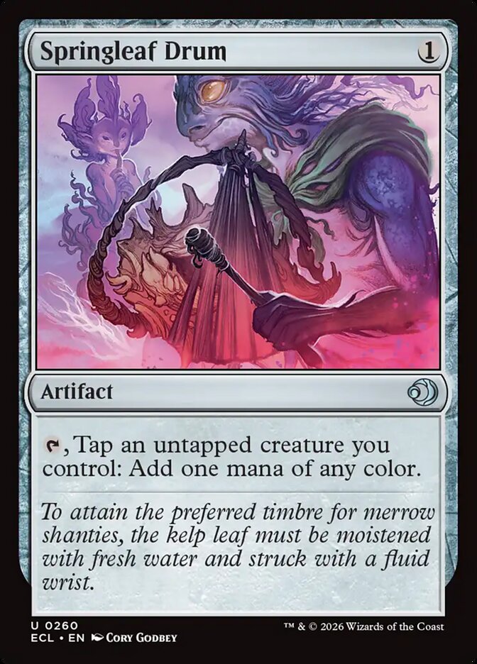 Tambor das Folhas Vernais / Springleaf Drum - Magic: The Gathering - MoxLand