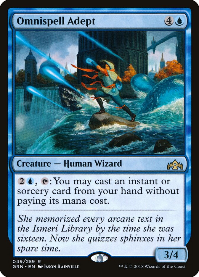 Adepta de Onimagia / Omnispell Adept - Magic: The Gathering - MoxLand
