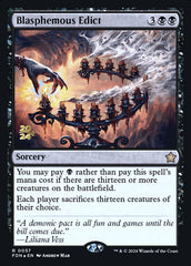 Blasphemous Edict - Magic: The Gathering - MoxLand