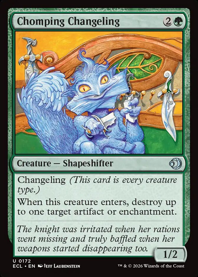 Morfoloide Abocanhador / Chomping Changeling - Magic: The Gathering - MoxLand