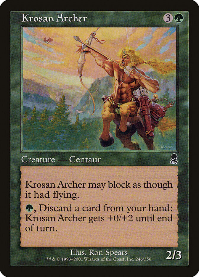 Arqueiro Krosano / Krosan Archer - Magic: The Gathering - MoxLand