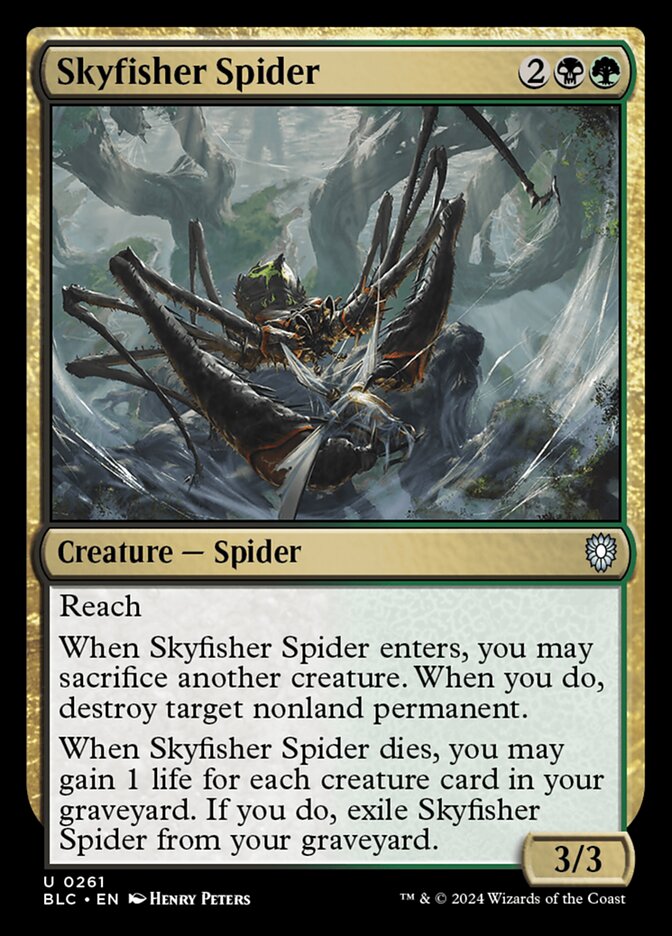 Aranha Pescadora Celeste / Skyfisher Spider - Magic: The Gathering - MoxLand