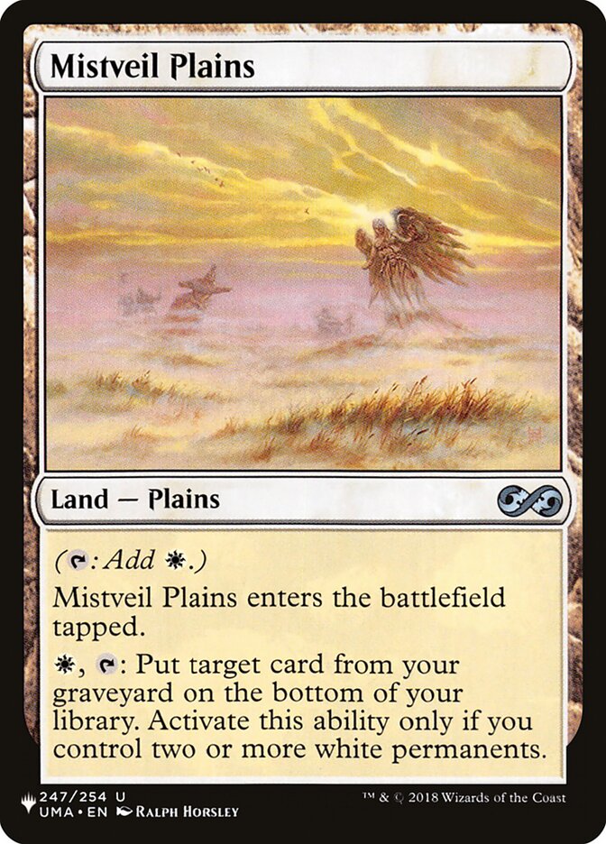 Planície do Véu Nebuloso / Mistveil Plains - Magic: The Gathering - MoxLand