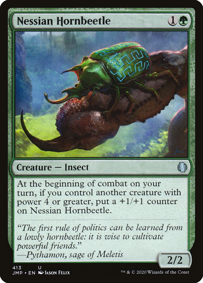 Serra-pau Nessiano / Nessian Hornbeetle - Magic: The Gathering - MoxLand