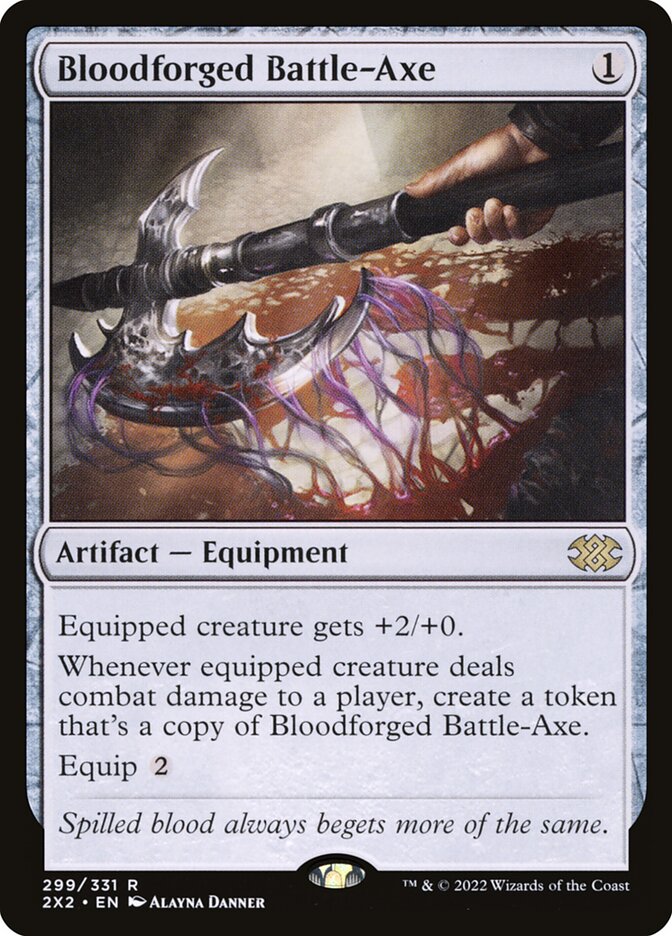 Machado Forjado em Sangue / Bloodforged Battle-Axe - Magic: The Gathering - MoxLand