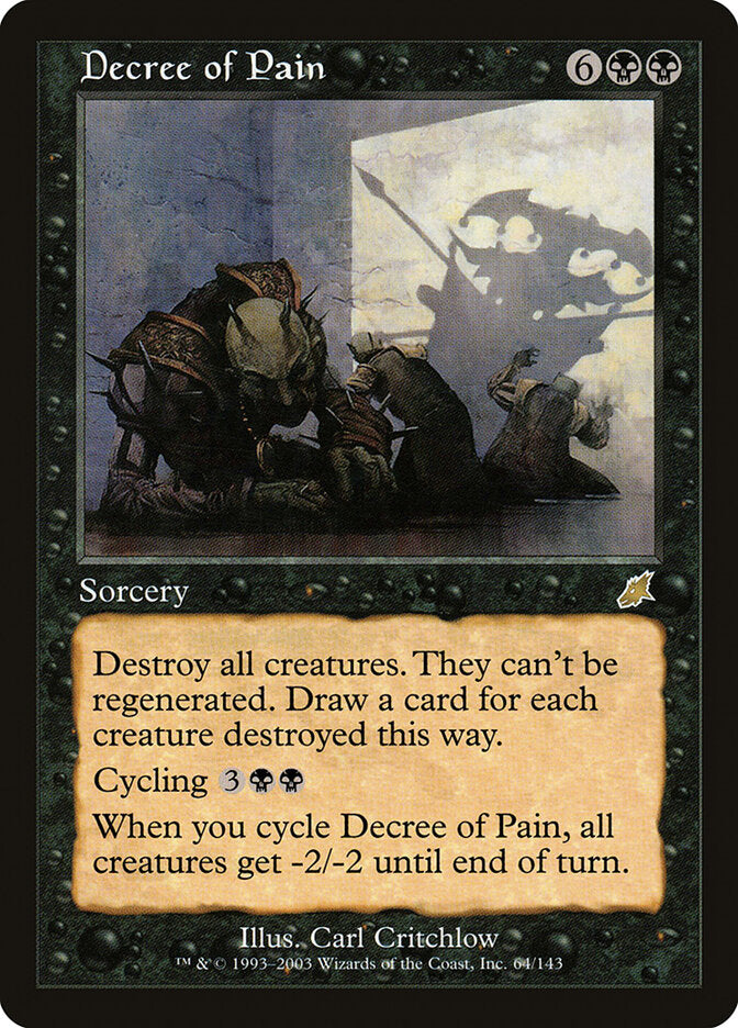 Decreto de Dor / Decree of Pain - Magic: The Gathering - MoxLand