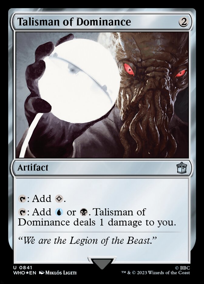 Talismã da Dominação / Talisman of Dominance - Magic: The Gathering - MoxLand