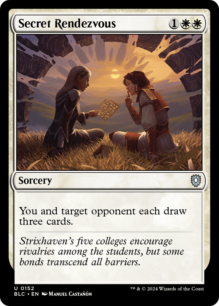 Encontro Sagrado / Secret Rendezvous - Magic: The Gathering - MoxLand