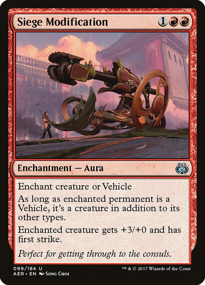 Modificação de Cerco / Siege Modification - Magic: The Gathering - MoxLand