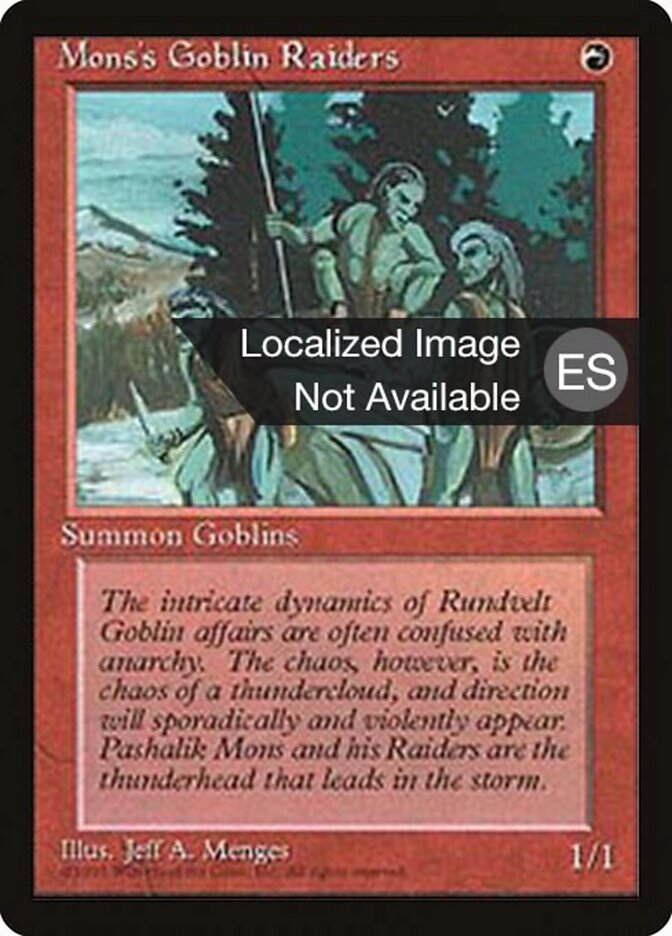 Goblins Salteadores do Mons / Mons's Goblin Raiders - Magic: The Gathering - MoxLand