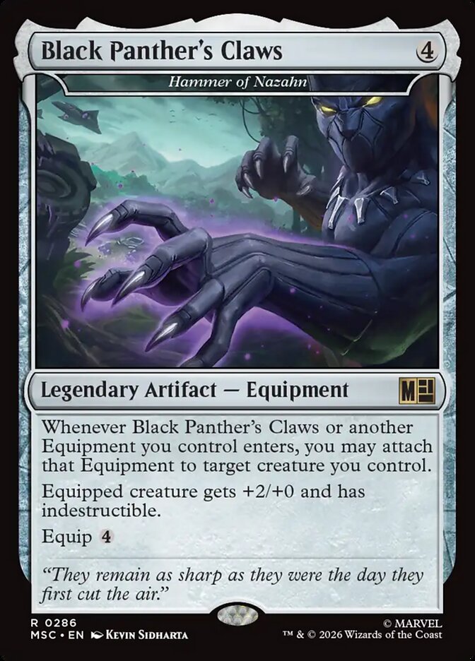 Black Panther's Claws - Magic: The Gathering - MoxLand