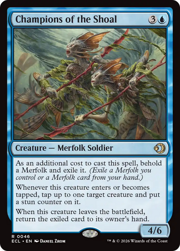 Campeões do Cardume / Champions of the Shoal - Magic: The Gathering - MoxLand