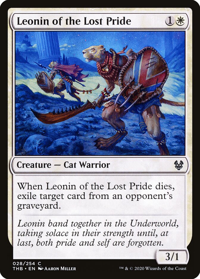 Leoninas do Bando Perdido / Leonin of the Lost Pride - Magic: The Gathering - MoxLand