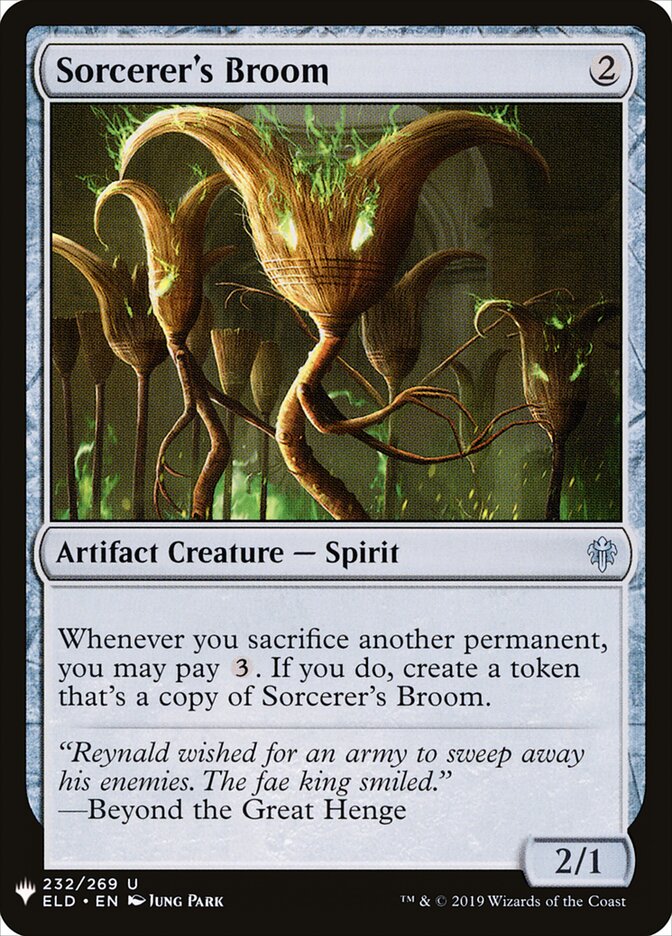 Vassoura do Feiticeiro / Sorcerer's Broom - Magic: The Gathering - MoxLand