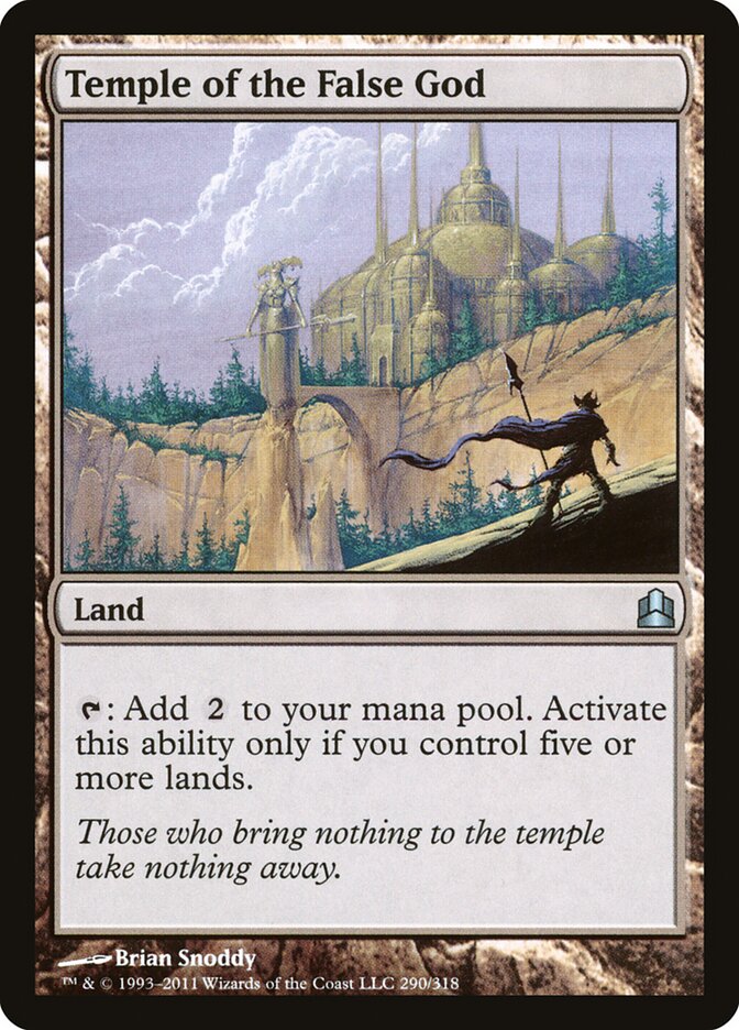Templo do Falso Deus / Temple of the False God - Magic: The Gathering - MoxLand