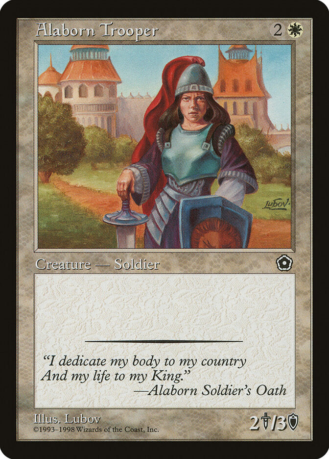 Alaborn Trooper - Magic: The Gathering - MoxLand