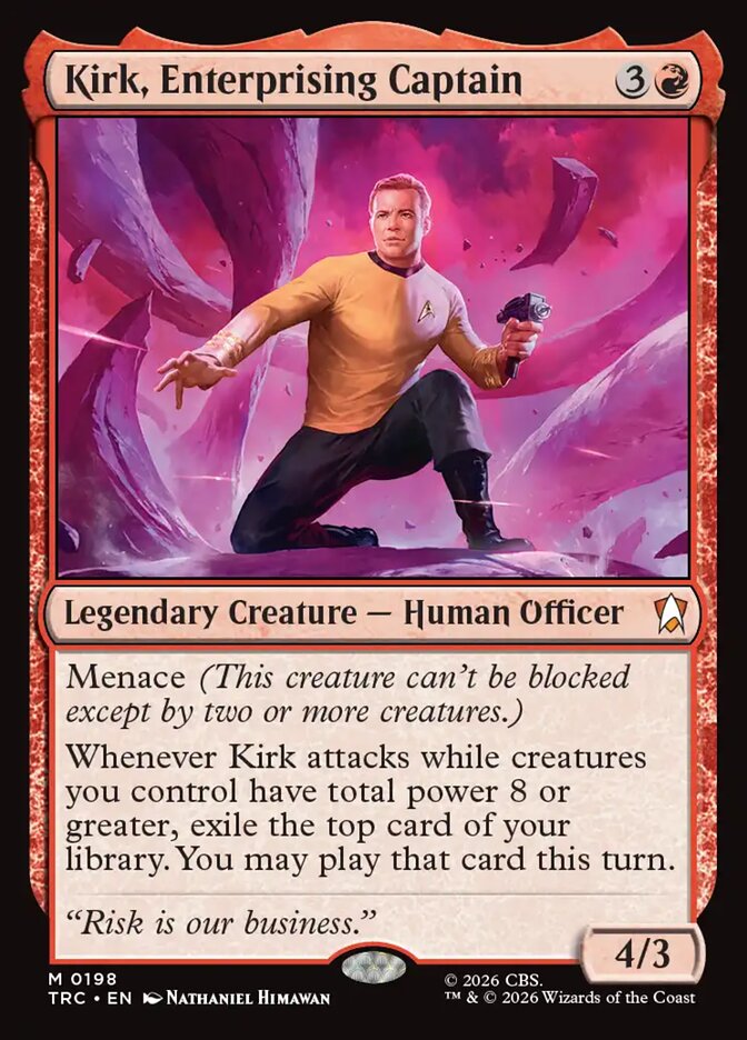 Kirk, Enterprising Captain - Magic: The Gathering - MoxLand