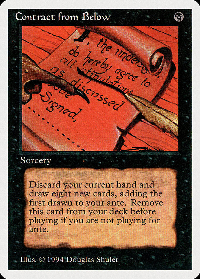 Contract from Below - Magic: The Gathering - MoxLand