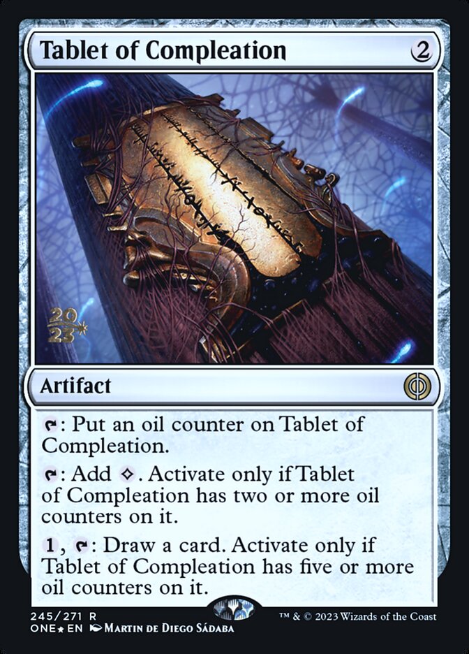Tábua da Completação / Tablet of Compleation - Magic: The Gathering - MoxLand