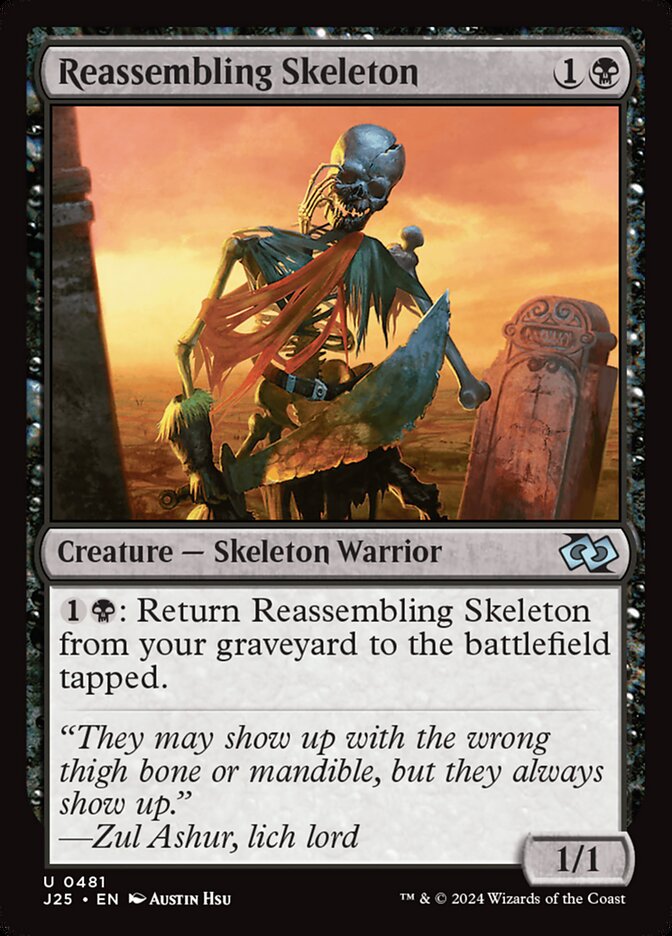 Esqueleto Remontado / Reassembling Skeleton - Magic: The Gathering - MoxLand