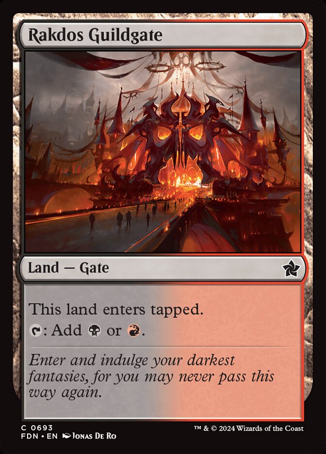 Portão da Guilda Rakdos / Rakdos Guildgate - Magic: The Gathering - MoxLand