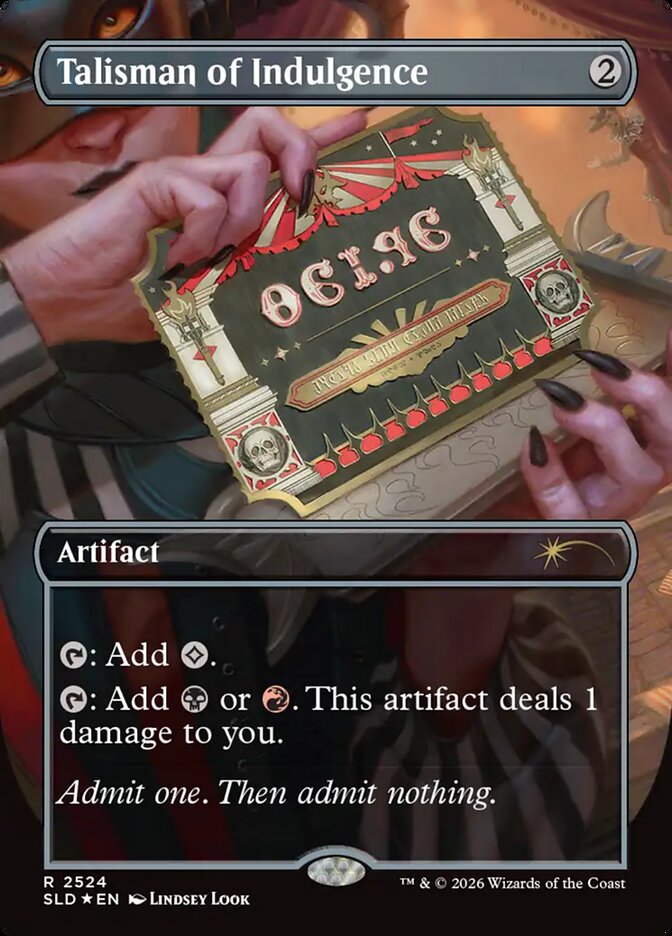Talismã da Indulgência / Talisman of Indulgence - Magic: The Gathering - MoxLand