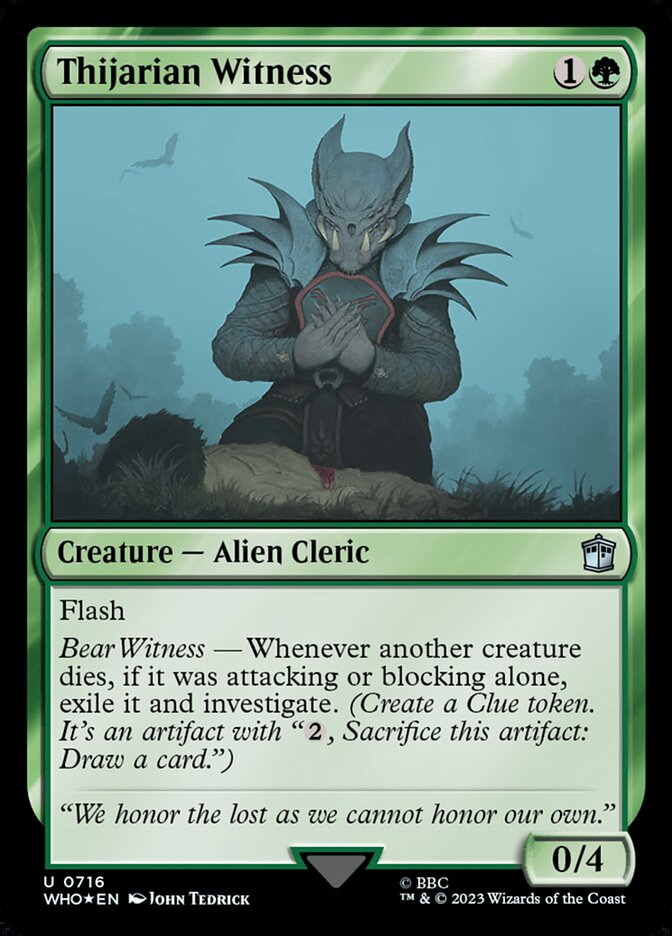 Thijarian Witness - Magic: The Gathering - MoxLand