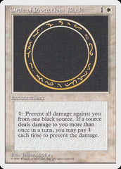 Círculo de Proteção: Preto / Circle of Protection: Black - Magic: The Gathering - MoxLand