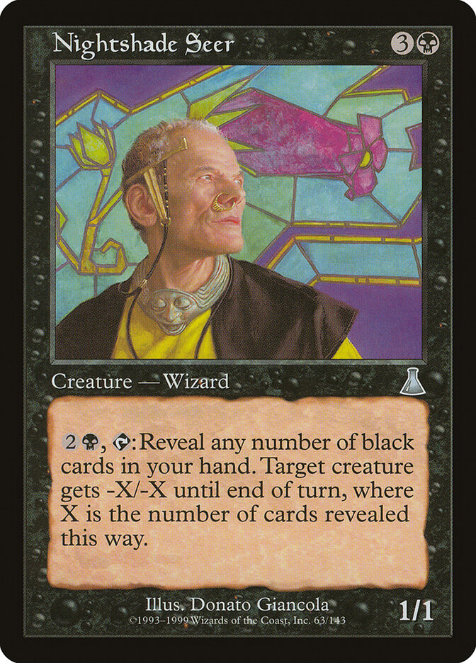 Vidente da Beladona / Nightshade Seer - Magic: The Gathering - MoxLand