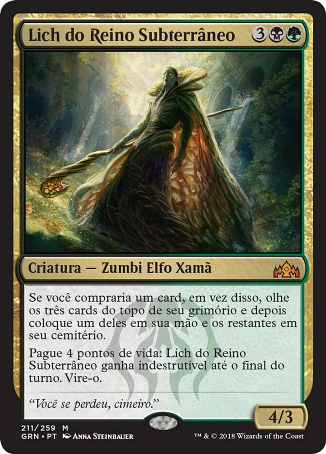 Lich do Reino Subterrâneo / Underrealm Lich - Magic: The Gathering - MoxLand