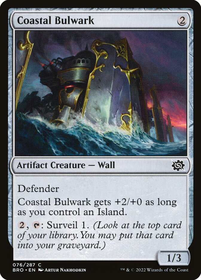 Baluarte Costeiro / Coastal Bulwark - Magic: The Gathering - MoxLand