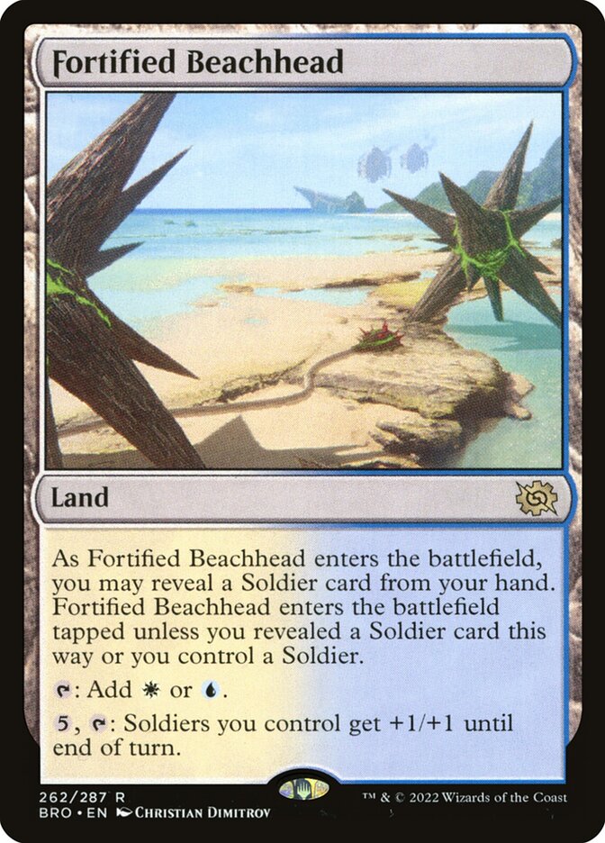 Cabeça de Ponte Fortificada / Fortified Beachhead - Magic: The Gathering - MoxLand