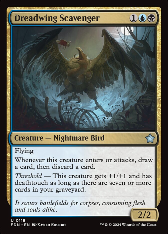 Carniceiro Asa-Sombria / Dreadwing Scavenger - Magic: The Gathering - MoxLand