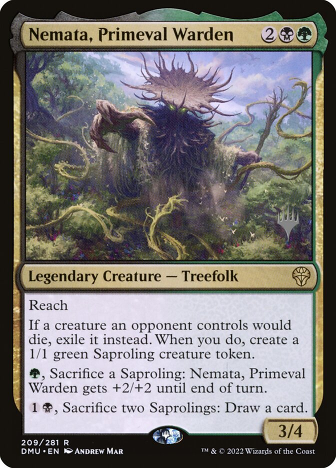 Nemata, Guardiã Primordial / Nemata, Primeval Warden - Magic: The Gathering - MoxLand