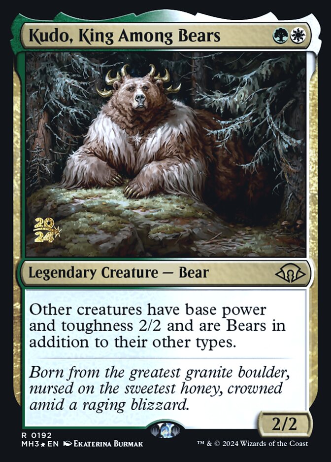 Kudo, Rei dos Ursos / Kudo, King Among Bears - Magic: The Gathering - MoxLand