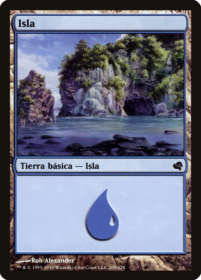 Ilha / Island - Magic: The Gathering - MoxLand