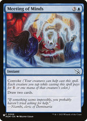 Encontro de Mentes / Meeting of Minds - Magic: The Gathering - MoxLand