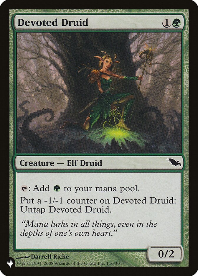 Druida Devotado / Devoted Druid - Magic: The Gathering - MoxLand
