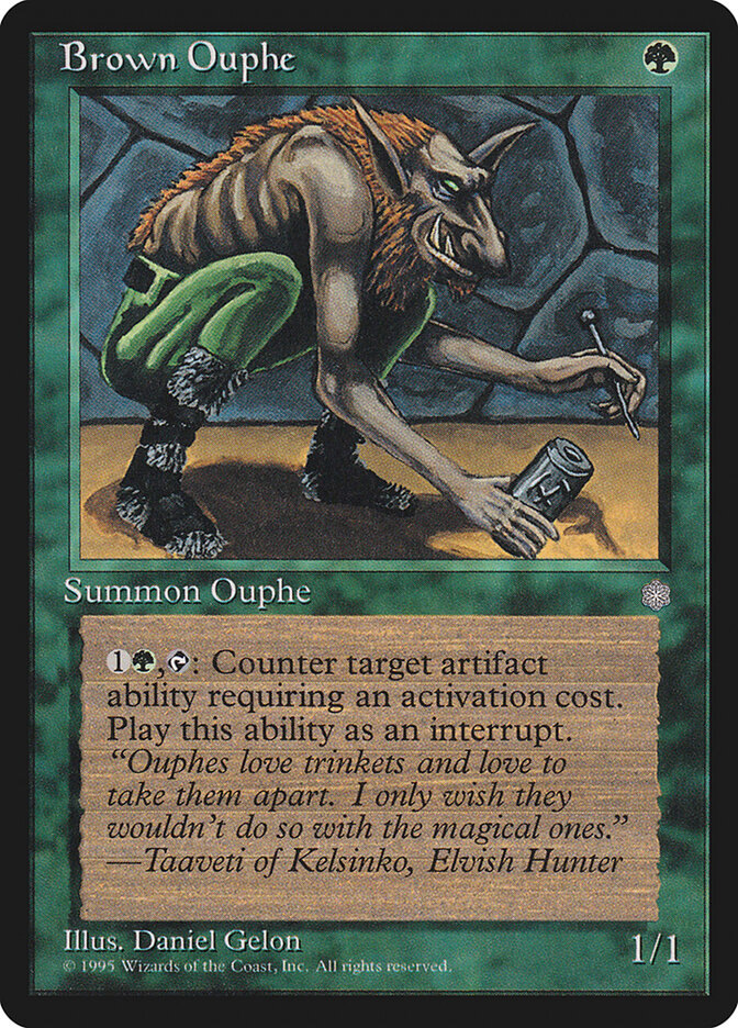 Trasgo Marrom / Brown Ouphe - Magic: The Gathering - MoxLand