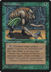 Trasgo Marrom / Brown Ouphe - Magic: The Gathering - MoxLand