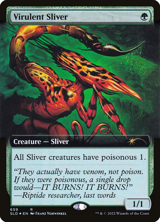 Fractius Virulento / Virulent Sliver - Magic: The Gathering - MoxLand