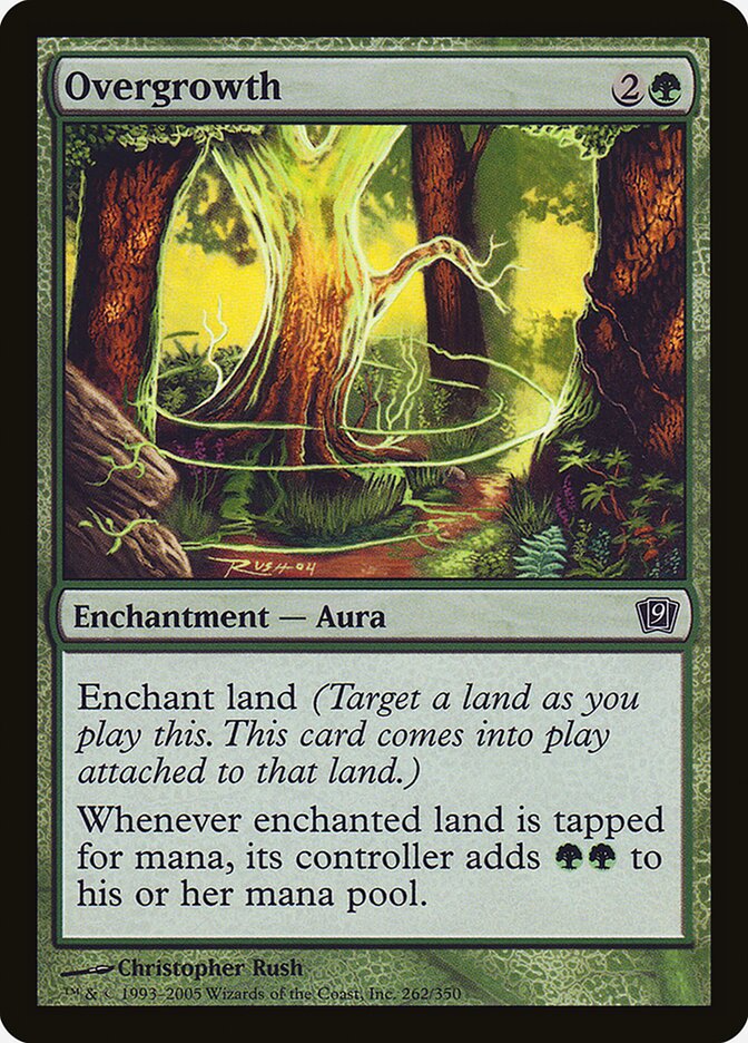 Vegetação Exuberante / Overgrowth - Magic: The Gathering - MoxLand