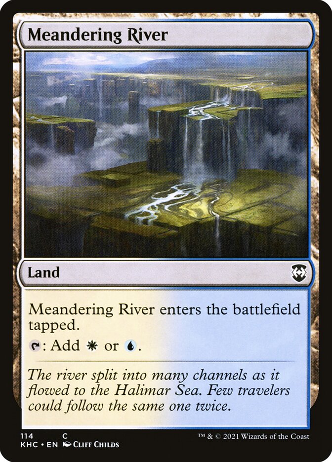 Rio Sinuoso / Meandering River - Magic: The Gathering - MoxLand
