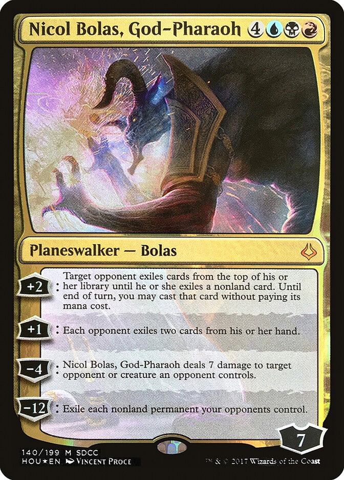 Nicol Bolas, Faraó-Deus / Nicol Bolas, God-Pharaoh - Magic: The Gathering - MoxLand