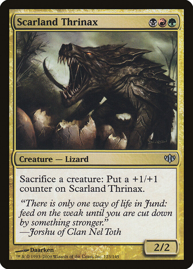 Trinax da Terra das Cicatrizes / Scarland Thrinax - Magic: The Gathering - MoxLand