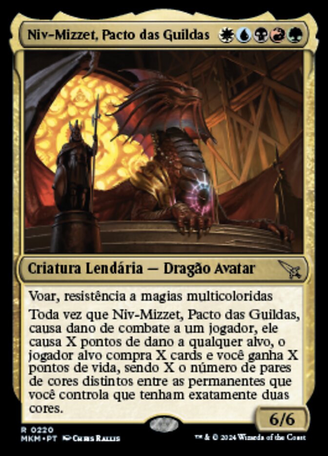 Niv-Mizzet, Pacto das Guildas / Niv-Mizzet, Guildpact - Magic: The Gathering - MoxLand