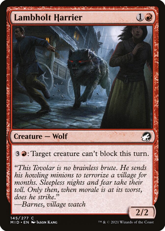 Devastador de Lambholt / Lambholt Harrier - Magic: The Gathering - MoxLand