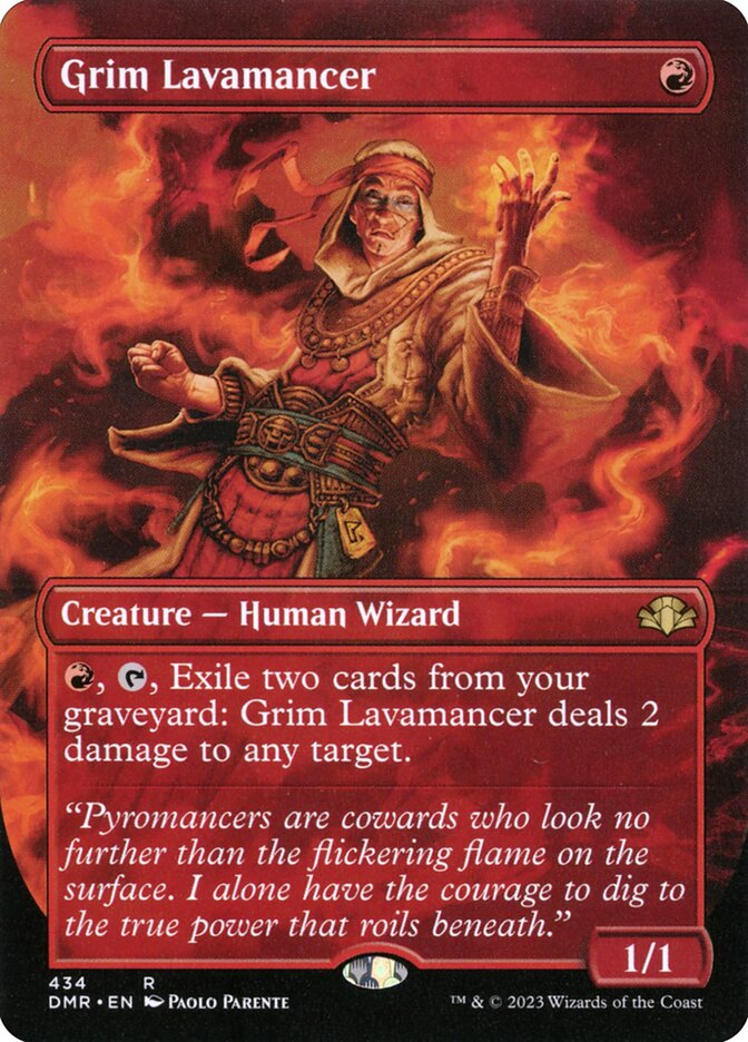 Lavamante Implacável / Grim Lavamancer - Magic: The Gathering - MoxLand