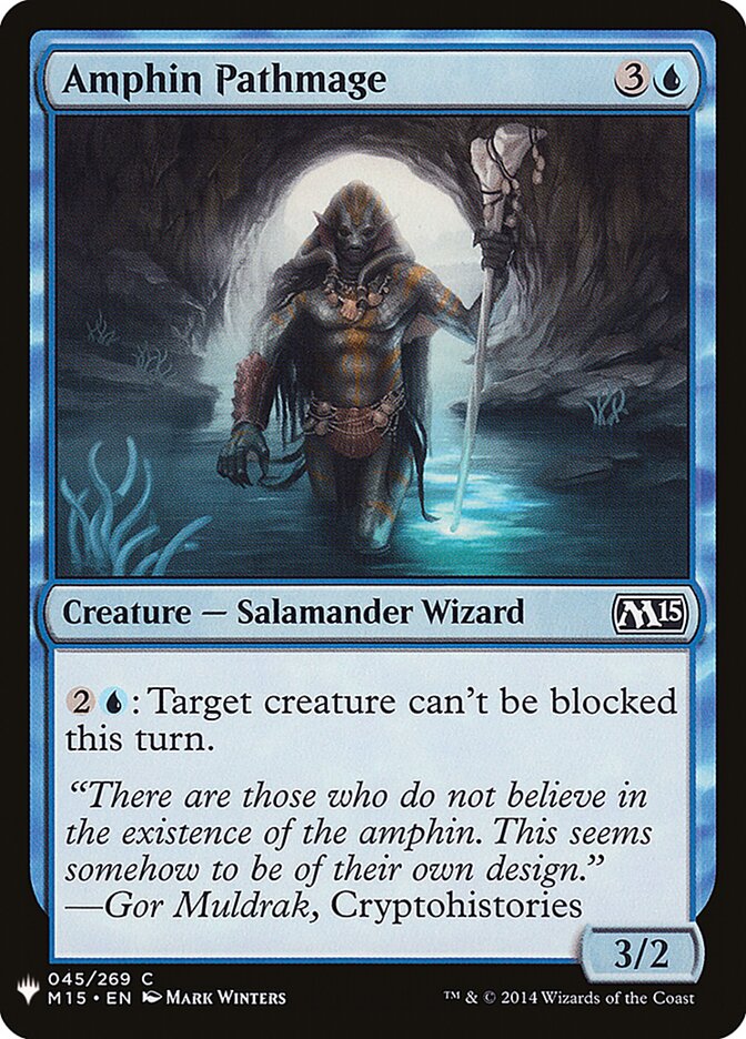 Mago Trilhador Amphin / Amphin Pathmage - Magic: The Gathering - MoxLand